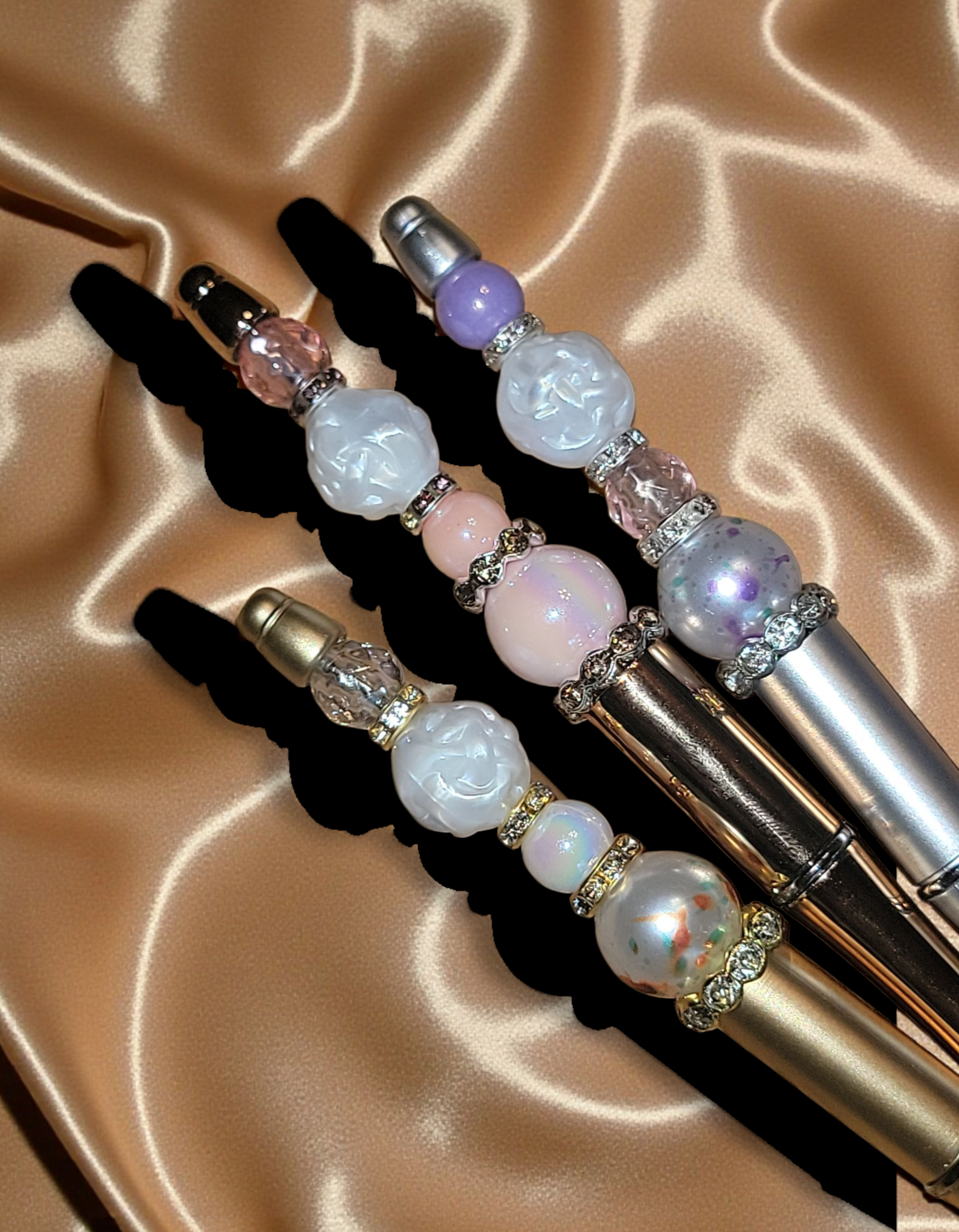 Rosette Beaded Pen