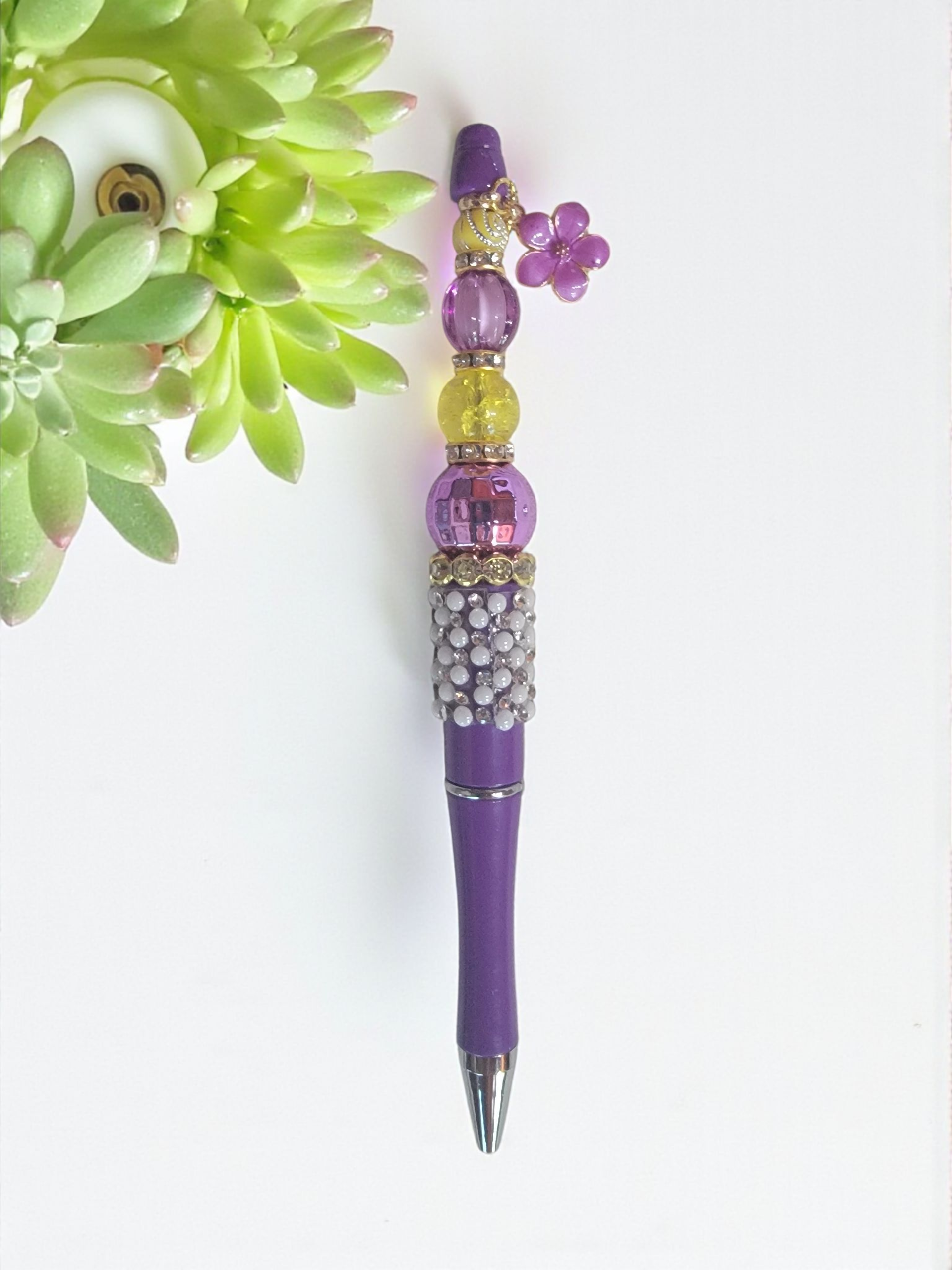 Pearl Wrapped Beaded Pens