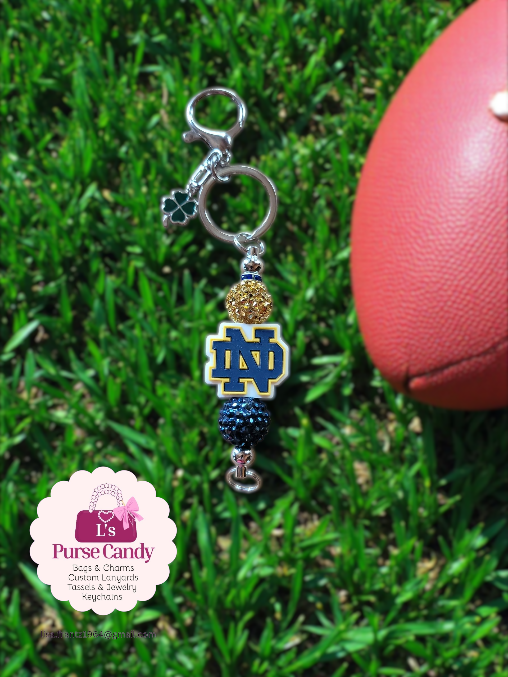 Notre Dame keychain