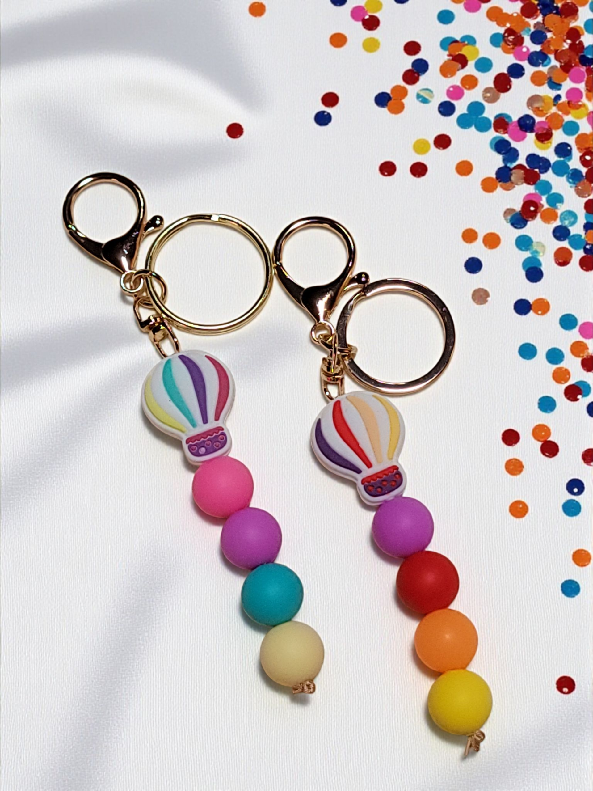 Hot Air Balloon Keychain